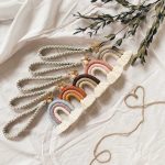 Võtmehoidja wristlet vikerkaar